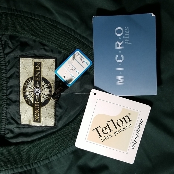 North End Micro Plus Men's Golf Vest Alpine Green All Climate Wear - Picture 4 of 9